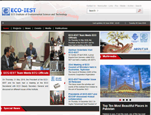 Tablet Screenshot of eco-iest.org